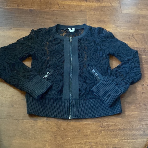 Free People Lace Bomber Jacket - Picture 9 of 16